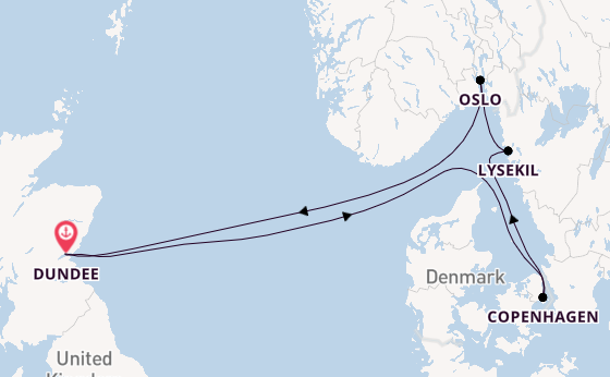 Cruise with Ambassador Cruise Line from Dundee