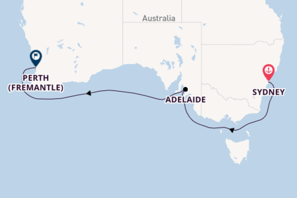 Australia from Sydney, Australia with the Crown Princess