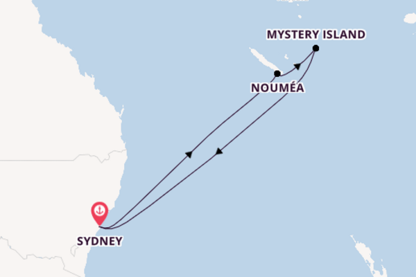 9 day cruise with the Pacific Adventure to Sydney