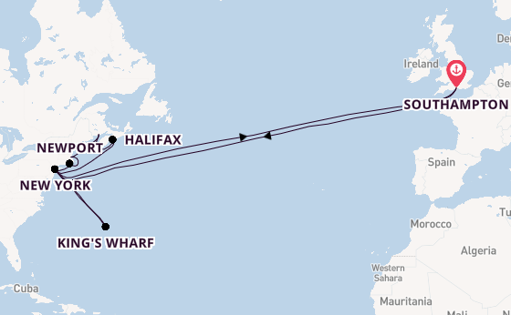 Epic No Fly Ocean Quest: Transatlantic, New England, Canada, Bermuda & New York