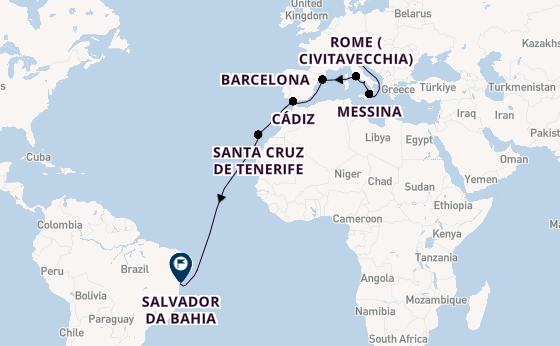 Transatlantic from Venice, Italy with the MSC Armonia 