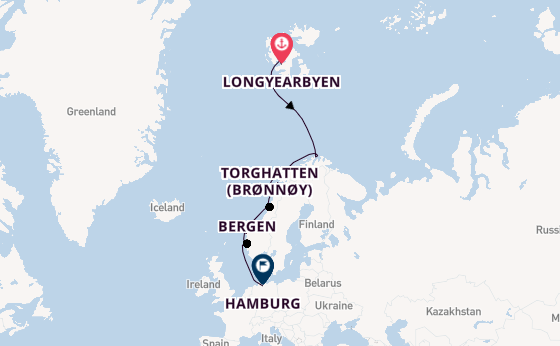 Noorwegen vanaf Longyearbyen, Noorwegen met de HANSEATIC nature