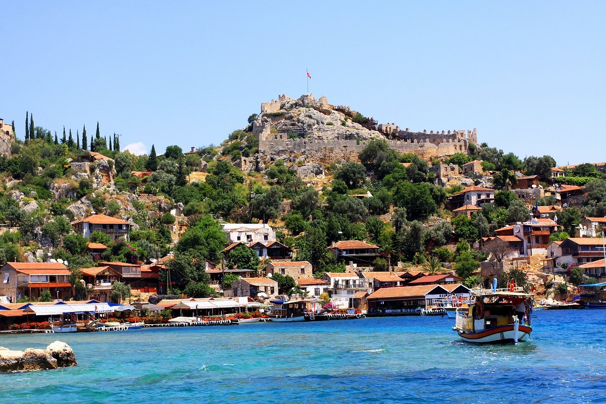 Oostelijke Middellandse Zee vanaf Antalya, Turkije met de Star Flyer