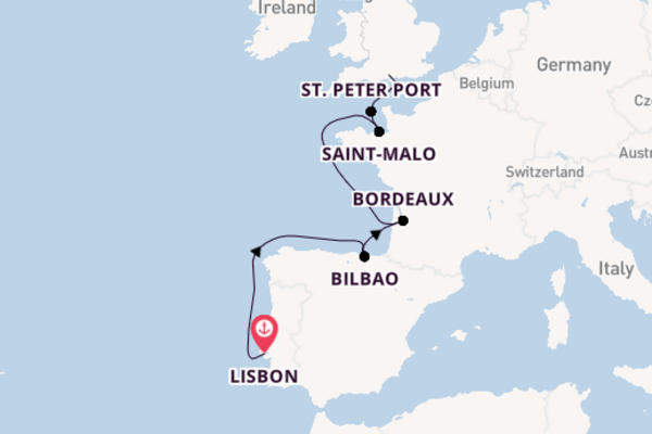 Voyage with Silversea from Lisbon