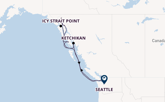 Alaska & West Canada from Vancouver, Canada with the Seven Seas Explorer