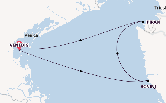 Middellandse Zee vanaf Venedig met de Royal Clipper