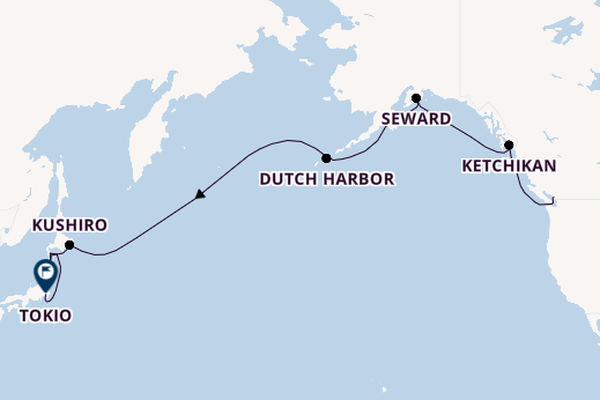 Transpazifik ab Vancouver, Kanada auf der Explora III