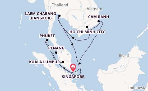 Luxury Southeast Asia with Malaysia, Thailand & Vietnam