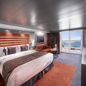 Kommen Sie an Bord der undefined und entdecken Sie eine der 87 Kabinenkategorien auf insgesamt 15 Decks die für 5655 Passagiere Platz bieten. Wählen Sie Ihre Traumkabine und fühlen Sie sich auf Ihrer Kreuzfahrt an Bord der undefined wie Zuhause!