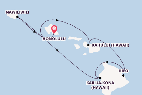 Travelling from Honolulu via Hilo