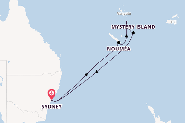 South Pacific from Sydney, Australia with the Anthem of the Seas