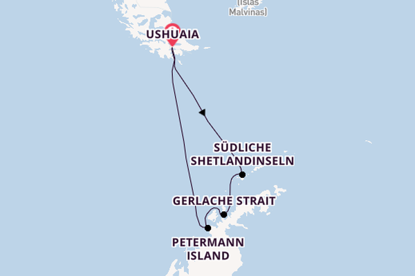 Antarktis ab Ushuaia, Argentinien auf der MS Roald Amundsen
