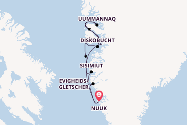 In 13 Tagen nach Nuuk über Diskobucht