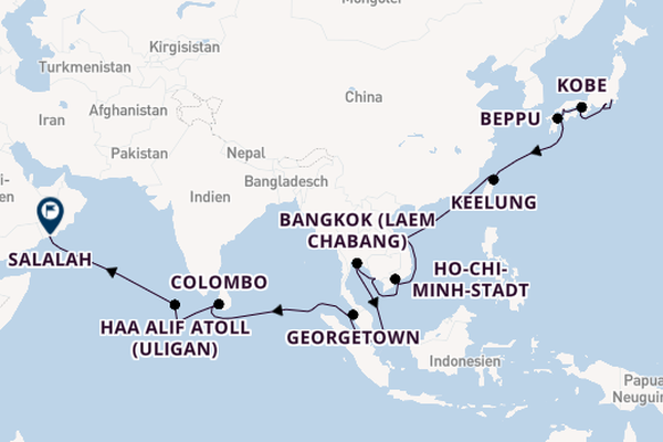 Ostasien ab Tokio, Japan auf der VASCO DA GAMA