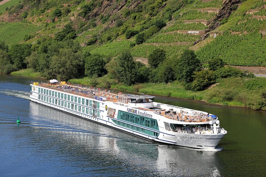 Rhein ab Köln, Deutschland auf der Lady Diletta