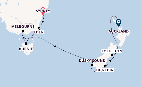 Australië en Nieuw-Zeeland vanaf Sydney, Australië met de Norwegian Spirit