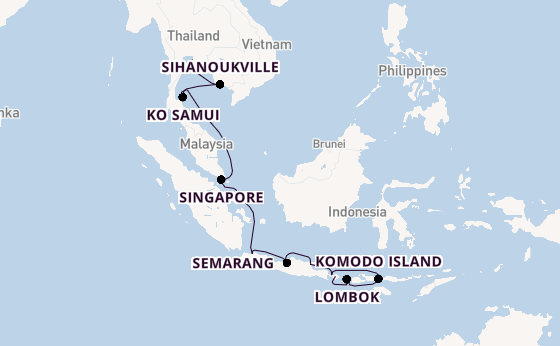 South East Asia from Bali, Indonesia with the Nautica