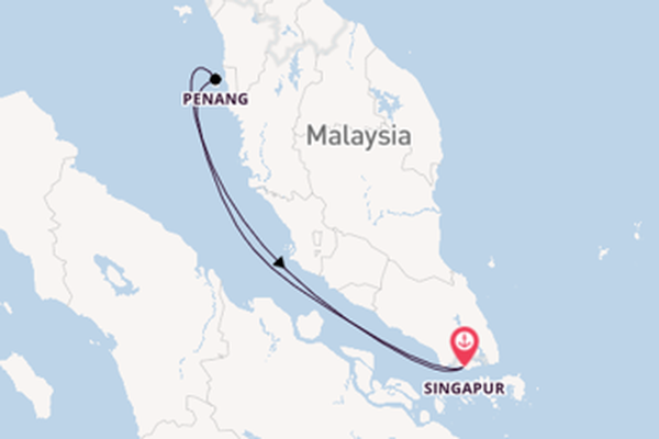Südostasien ab Singapur, Singapur auf der Quantum of the Seas