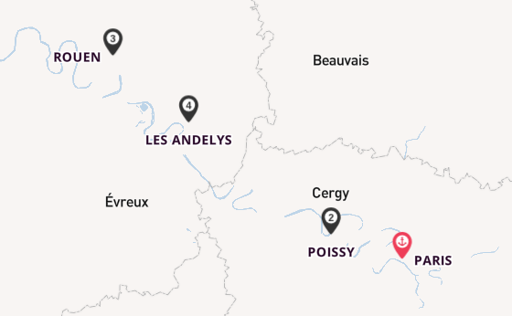 Seine ab Paris, Frankreich auf der VIVA BEYOND