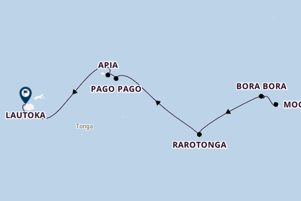 Polynesien ab Papeete (Tahiti) auf der Norwegian Spirit