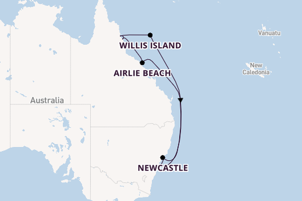 Australia from Sydney, Australia with the Celebrity Edge