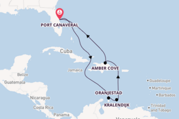 9-daagse droomcruise vanuit Port Canaveral