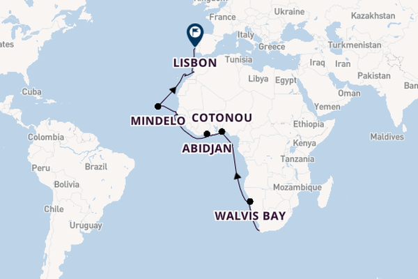 Africa from Cape Town, South Africa with the Regatta