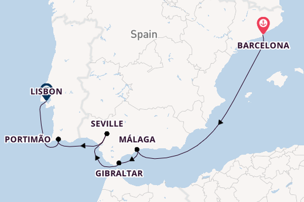 Western Mediterranean from Barcelona, Spain with the Azamara Journey
