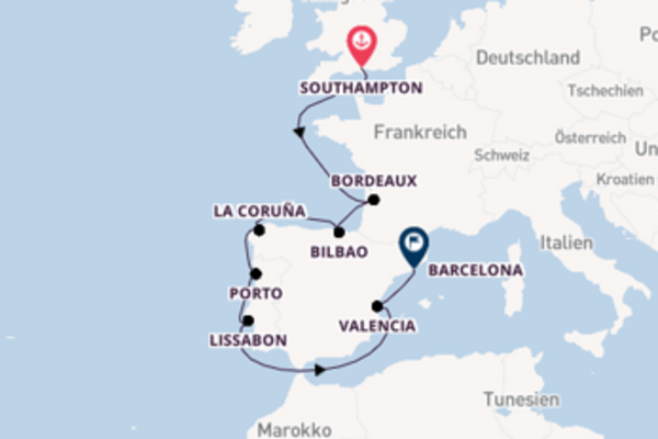 Beeindruckende Kreuzfahrt über Bilbao ab Southampton