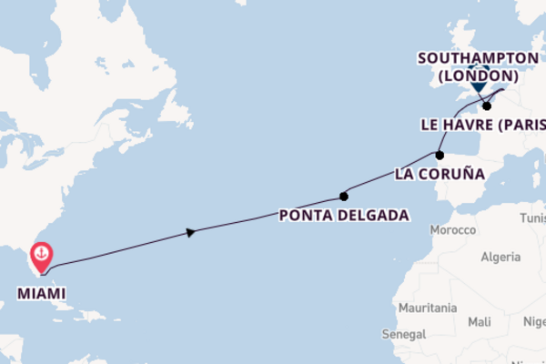 Transatlantic & Repositioning From Miami with the Norwegian Encore