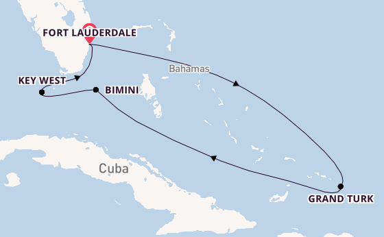Caribbean vanaf Fort Lauderdale, Verenigde Staten met de Celebrity Reflection