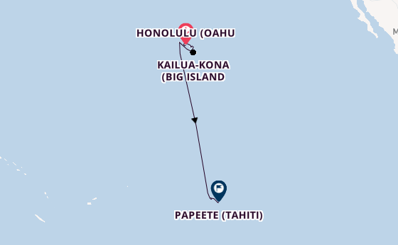 Polynesien ab Honolulu (Oahu, Hawaii) auf der Norwegian Spirit