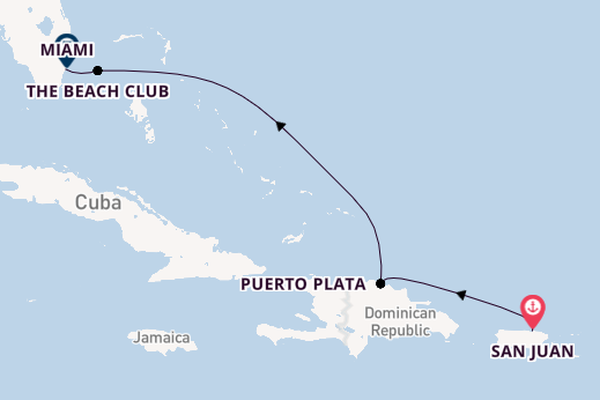 Caribbean from San Juan, Puerto Rico with the Valiant Lady