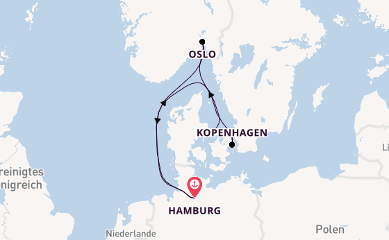Norwegen ab Hamburg auf der Artania