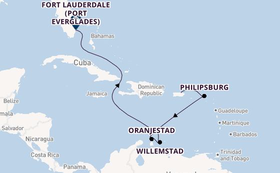Caribbean from San Juan, Puerto Rico with the Crown Princess