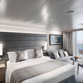 Come aboard the undefined and discover one of 97 cabin categories on a total of 17 decks that can accommodate 6762 passengers. Choose your dream cabin and feel at home on board the undefined!