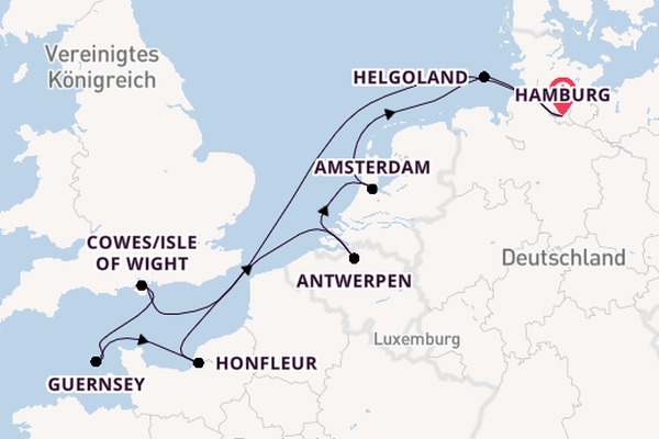Vereinigtes Königreich ab Hamburg auf der HANSEATIC nature