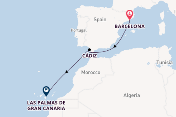 Magnificent trip from Barcelona with Costa Cruises