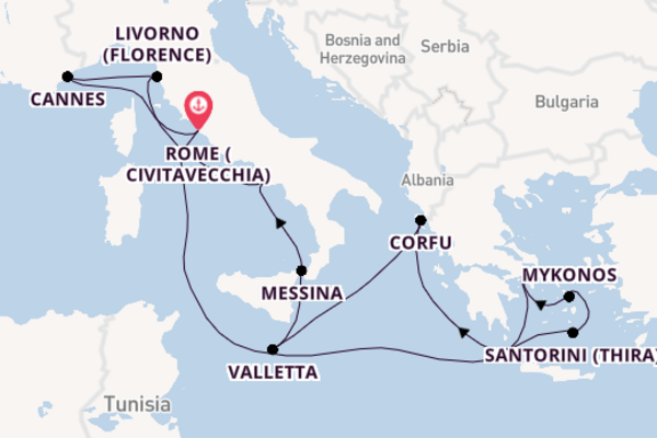 Mediterranean From Rome with the Norwegian Epic