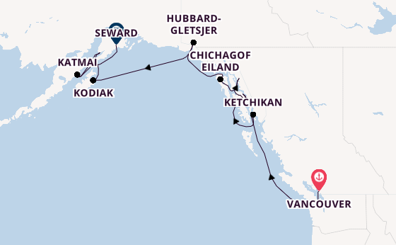 Alaska vanaf Vancouver met de HANSEATIC spirit