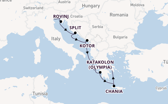 Eastern Mediterranean from Venice, Italy with the Azamara Journey