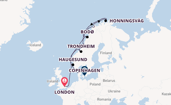Norway from London, England, United Kingdom with the Seabourn Quest