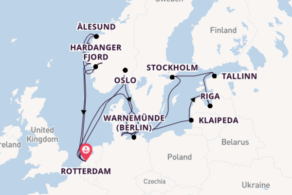 Norway from Rotterdam, The Netherlands with the Rotterdam