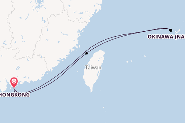 China ab Hongkong, China auf der Spectrum of the Seas