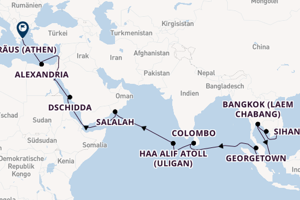 Südostasien ab Ho-Chi-Minh-Stadt, Vietnam auf der VASCO DA GAMA