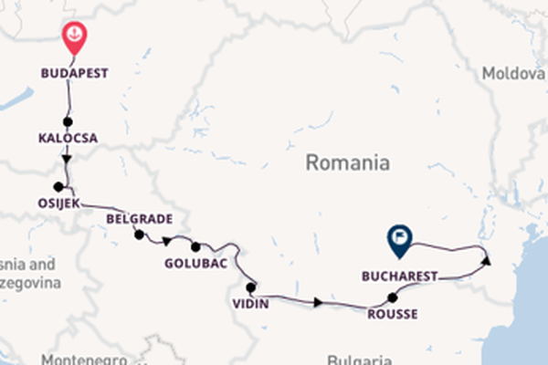 Cruising from Budapest with the Viking Vidar