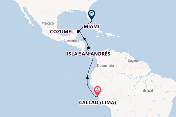 Central America from Callao (Lima), Peru with the Azamara Journey