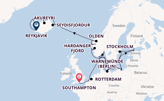 Norway from Southampton, England with the Regal Princess