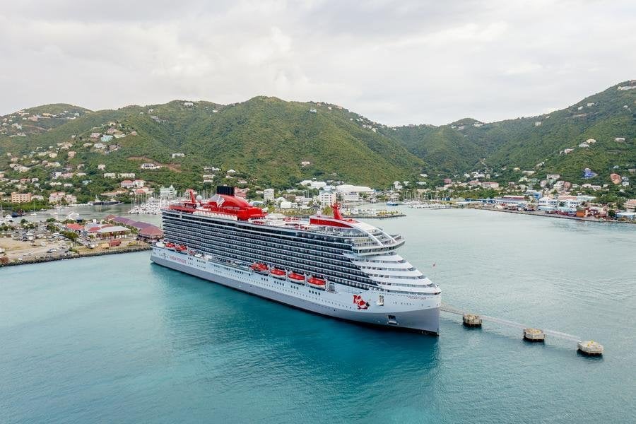 at sea