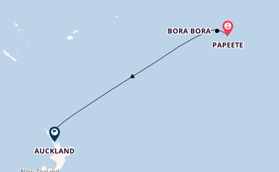 French Polynesia from Papeete, Tahiti, French Polynesia with the Azamara Onward